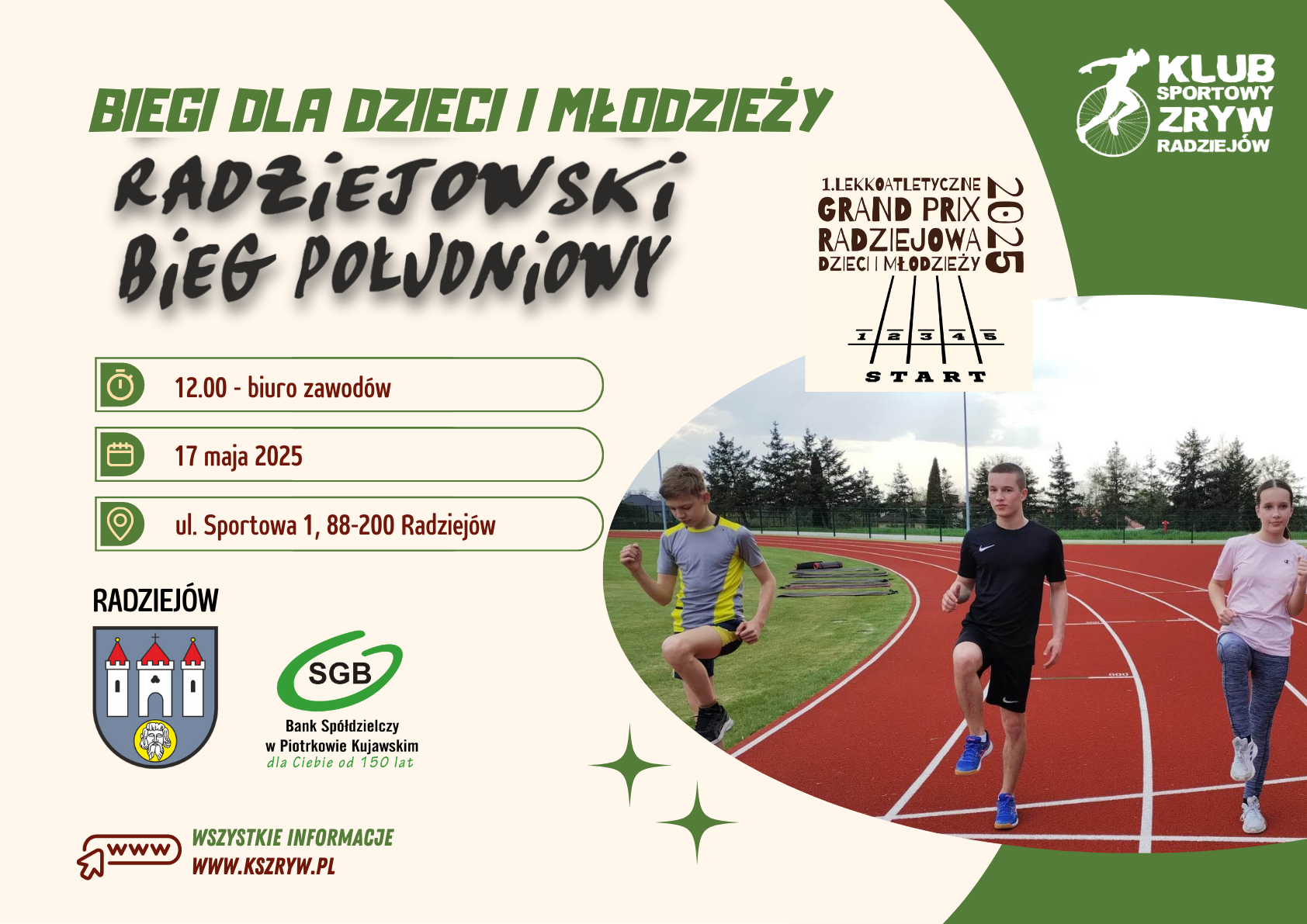 Biegi dla dzieci i młodzieży – Radziejowski Bieg Południowy